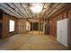 Unfinished basement with insulated walls, ready to be personalized and customized at 1315 Crane Ct, Mcdonough, GA 30252