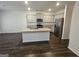 Kitchen with stainless steel appliances, granite countertops, and a functional center island at 190 Hampton Cir, Mcdonough, GA 30253