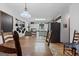 Spacious dining room with hardwood floors, and open layout great for entertaining at 349 Campground Rd, Mcdonough, GA 30253