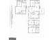 Detailed floorplan showcasing the layout of the home with clearly marked room dimensions and features at 75 Auburn Rd, Auburn, GA 30011