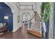 Spacious foyer with staircase and open view to other living areas at 407 Blue Smoke Trl, Peachtree City, GA 30269