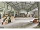 Spacious metal barn interior with high ceilings and ample storage, perfect for various uses and hobbies at 435 Jackson St, Locust Grove, GA 30248