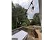 Cozy outdoor deck with string lights, perfect for dining or entertaining in the backyard at 639 Sheffield Ct, Villa Rica, GA 30180