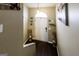Cozy entryway with wood-look floors, bright lighting, and decorative accents at 639 Sheffield Ct, Villa Rica, GA 30180