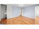 This bedroom has a closet and hardwood floors for easy cleaning at 1283 Bramble Ne Rd, Atlanta, GA 30329
