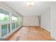 This living room has a large window to let in lots of natural light at 1283 Bramble Ne Rd, Atlanta, GA 30329