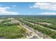 Beautiful aerial view of a neighborhood with lush greenery and blue skies at 247 Widener Way, Peachtree City, GA 30269