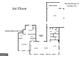 Detailed first floor plan showcasing layout, including Primary suite, living areas, and golf cart garage at 915 Laurel Brooke Ave, Peachtree City, GA 30269