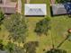 Birds eye view of property featuring a charming home with a sprawling lawn and mature trees at 3548 Meadowview Ct, Rex, GA 30273
