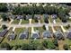 Aerial view of a neighborhood showcasing the home's location within a community at 127 Laurel Springs Dr, Mcdonough, GA 30253