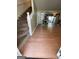 Open floor plan featuring hardwood floors connecting the living room and kitchen at 2884 Mountbery Dr, Snellville, GA 30039
