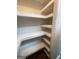 Walk-in pantry features built-in shelving at 2884 Mountbery Dr, Snellville, GA 30039