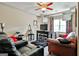 Multi-purpose room with television, studio lights, and comfortable seating at 226 Long Island Dr, Whitesburg, GA 30185