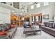 Open concept living area flows into a kitchen with bar seating and a dining nook at 226 Long Island Dr, Whitesburg, GA 30185