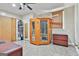Office with a wooden sauna in a room featuring neutral wall paint and tile flooring at 226 Long Island Dr, Whitesburg, GA 30185