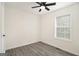 Bedroom featuring luxury vinyl plank flooring and a large window at 523 Mount Zion, Hapeville, GA 30354