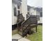 Wooden back deck and stairs of home during a rain shower at 2360 Barrington Trace Sw Cir, South Fulton, GA 30331