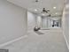 Large mirrored wall in the basement gym or workout room, perfect for fitness enthusiasts at 210 Short Rd, Sharpsburg, GA 30277