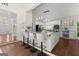 Kitchen with a granite countertop island and barstool seating at 3600 Goldenrod Dr, Alpharetta, GA 30005