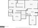 A floor plan displaying upper level of the house with multiple bedrooms and bathrooms and closet spaces at 10736 Southwood Dr, Hampton, GA 30228