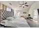 Spacious main bedroom with office space and an en-suite bathroom at 10736 Southwood Dr, Hampton, GA 30228