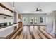 Spacious kitchen area featuring stainless appliances, and a walkout to the porch at 940 Planters Pl, Loganville, GA 30052