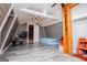 Spacious attic with hardwood floors, painted walls, ceiling fan, and bonus space at 258 Big Oak Rd, Whitesburg, GA 30185