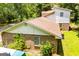 Exterior view of the house with a brick foundation and vinyl siding at 258 Big Oak Rd, Whitesburg, GA 30185