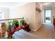 Upstairs hallway boasts a reading nook and large windows at 165 Longshore Way, Fayetteville, GA 30215