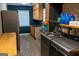 Modern laundry room featuring front-load machines and custom cabinets at 4076 Airline Rd, Mcdonough, GA 30252