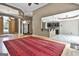 Open concept living area flows seamlessly into the kitchen, perfect for modern living at 135 Rockglen Ct, Fayetteville, GA 30215