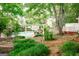 Serene backyard with pool and beautiful landscaping at 110 Orchard Vw, Fayetteville, GA 30215
