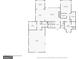 Detailed floor plan showcasing layout of the kitchen, living room, bedrooms, and office for optimal space utilization at 120 Lapis Lake Pt, Fayetteville, GA 30215