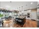 Spacious kitchen featuring a large island, modern appliances, and a breakfast nook with backyard views at 162 Daltree Ct, Marietta, GA 30068