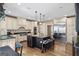 Large kitchen with island, stainless steel appliances, custom cabinetry, and hardwood flooring at 162 Daltree Ct, Marietta, GA 30068