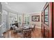Cozy sitting room with hardwood floors, bay windows, and comfortable seating at 162 Daltree Ct, Marietta, GA 30068