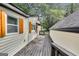 Spacious back deck is perfect for entertaining and overlooks the wooded lot at 500 Pomona Circle Sw, Atlanta, GA 30315