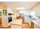 Well-lit kitchen with stainless steel appliances and island at 150 Sandy Ridge Trl, Fayetteville, GA 30214