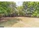 Spacious backyard features lots of grass and trees at 3404 Broxton Mill Way, Snellville, GA 30039