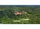 Beautiful aerial view of 22 acres of wooded property with land survey lines at 6290 Cascade Palmetto Hwy, Fairburn, GA 30213