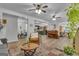 Expansive open-concept living space with stylish decor, multiple seating areas, and great flow for entertaining and Gathering at 6290 Cascade Palmetto Hwy, Fairburn, GA 30213