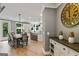 Open concept kitchen with large island and hardwood floors at 3525 Montebello Pkwy, Cumming, GA 30028
