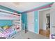 Bedroom with bunk beds and lots of natural light, featuring playful decor at 4733 Julian Way, Acworth, GA 30101