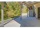 Spacious porch with a backyard view at 2436 Green Hollow Ct, Conyers, GA 30012