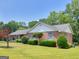 Charming brick home showcasing manicured shrubs and a well-maintained lawn, all under a sunny sky at 114 Overlook Dr, Mcdonough, GA 30252