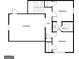Second floor plan featuring two bedrooms, one bath, and flex room at 309 Limestone Circle, Conyers, GA 30013