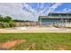Backyard featuring a lush green lawn and an inviting in-ground swimming pool at 108 Country Acres Ct, Mcdonough, GA 30253