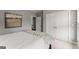Simple bedroom with white carpet, a queen bed, and a large double door closet, offering clean and bright space at 1104 Victoria Ne St, Atlanta, GA 30319
