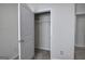 Bedroom walk-in closet featuring wire shelving and neutral carpet at 158 Bryon Ln, Acworth, GA 30102