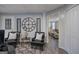 Finished basement living area, featuring a sitting area and doorway leading to a rec room at 123 Mill, Dallas, GA 30157